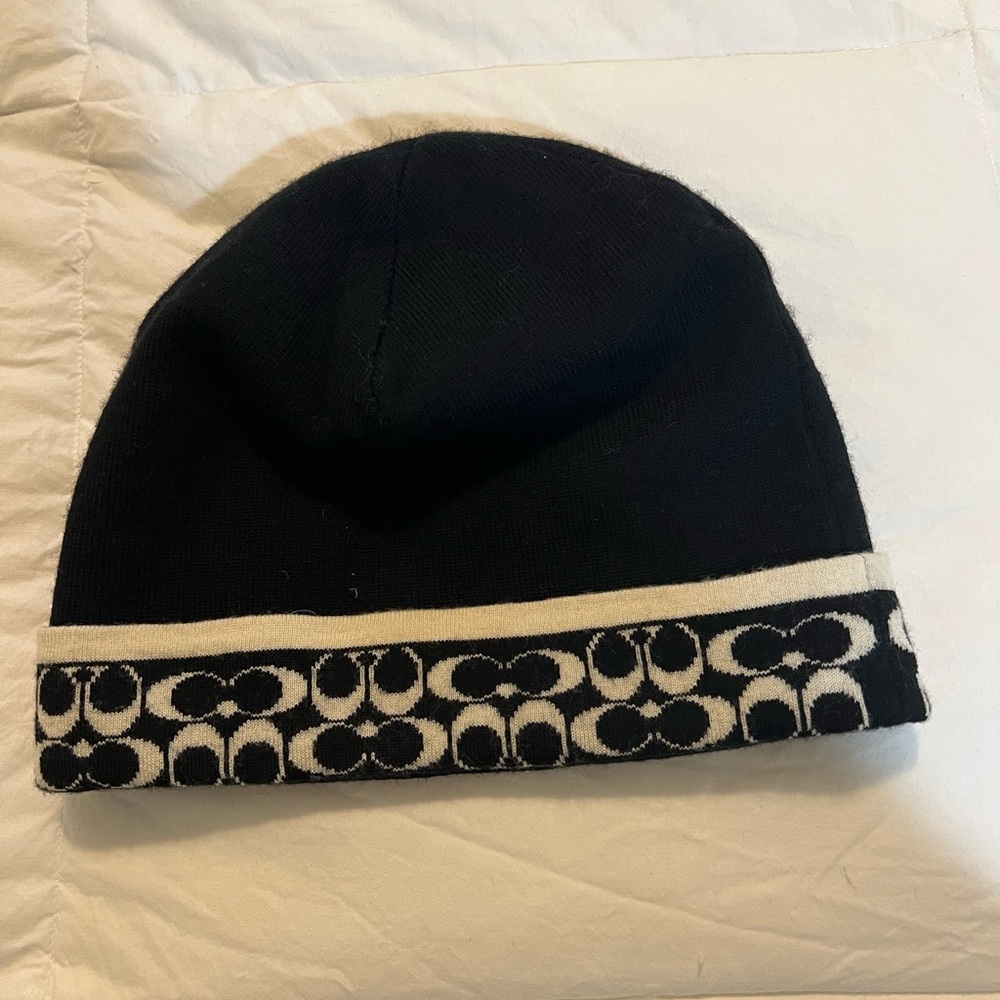 Coach beanie hat